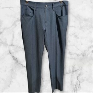 New Travis Mathew Navy Blue Blend Golf Chino‎ Pants Mens Sz34 34x32.5